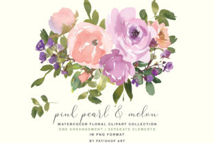 Blush Pink Watercolor Floral Bouquet Set Review