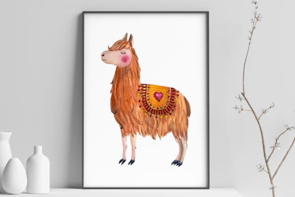 Lama in Love: Watercolor Illustrations Review