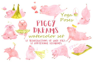 Piggy Yoga Pig Dreams Illustrations Review