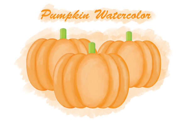 Watercolor Pumpkin Illustration for Blog Design